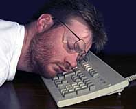 Sleeping on the keyboard