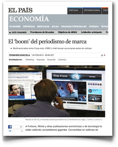 El 'boom' del periodismo de marca - El País