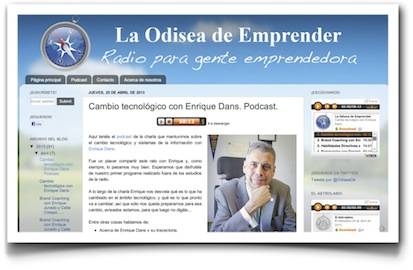 Cambio tecnológico con Enrique Dans (podcast) - La odisea de emprender