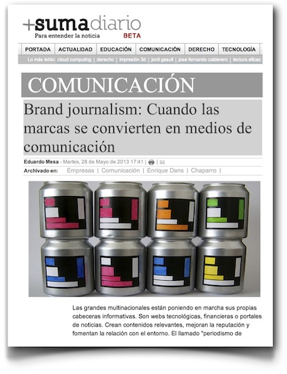 Brand journalism: Cuando las marcas se convierten en medios de comunicación - Sumadiario