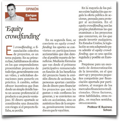 Equity crowdfunding - Expansión (pdf, haz clic para ampliar)
