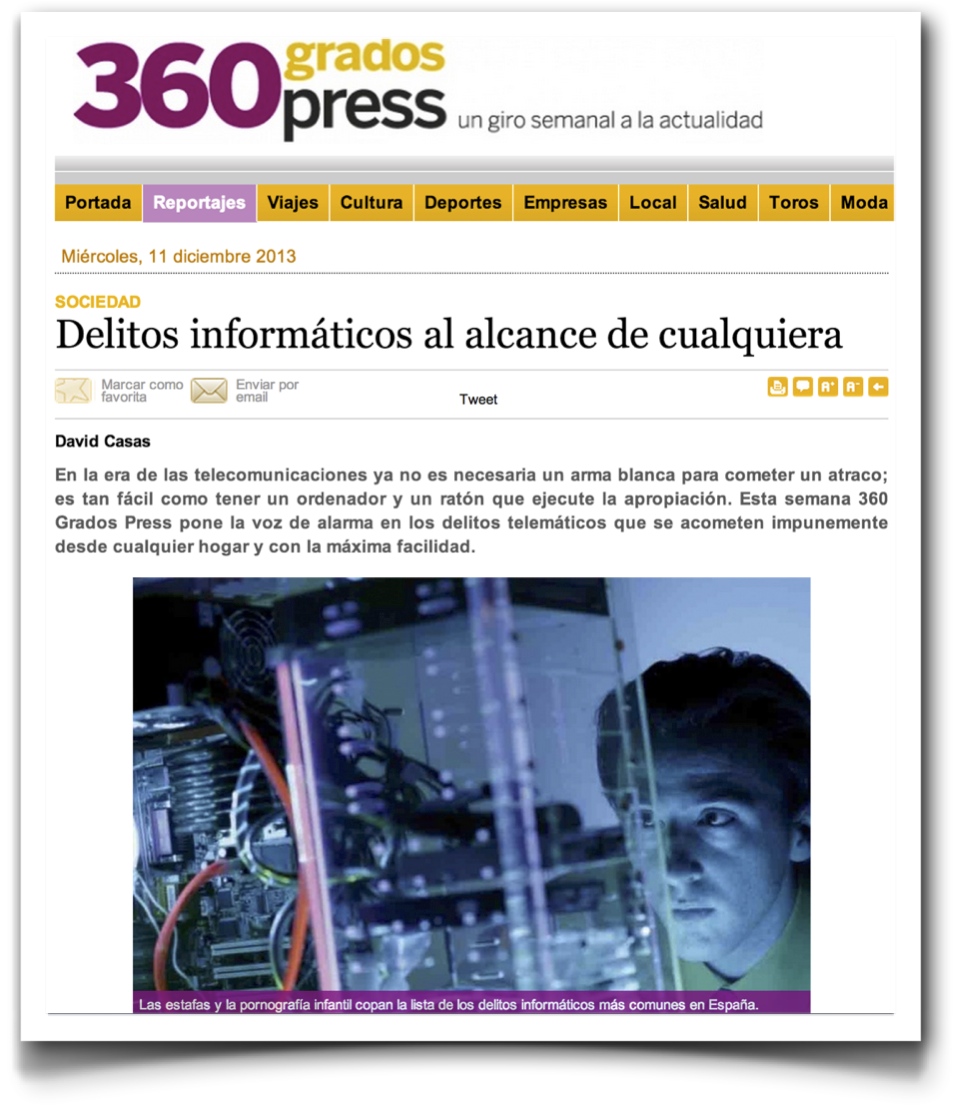 Delitos informáticos - 360º Press
