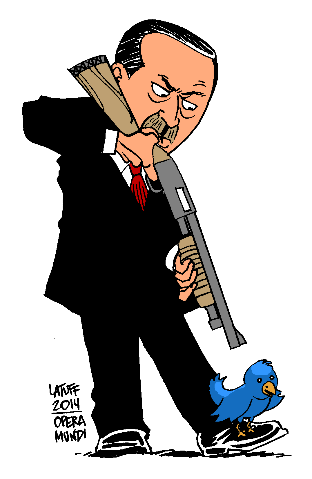 Censorship of @Twitter in Turkey: dumb move by Erdogan - Carlos Latuff