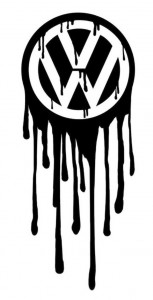 VW bleeding logo