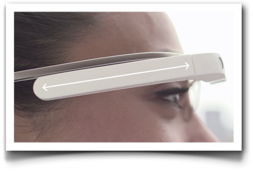 Google Glass touchpad