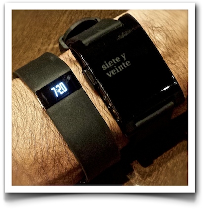 Fitbit Force and Pebble