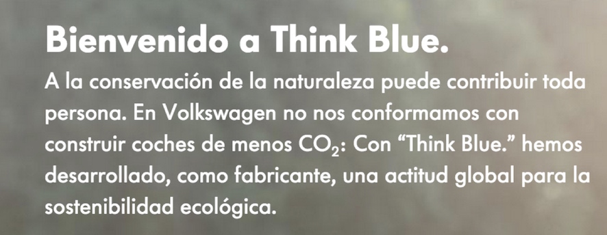 Think Blue - Volkswagen
