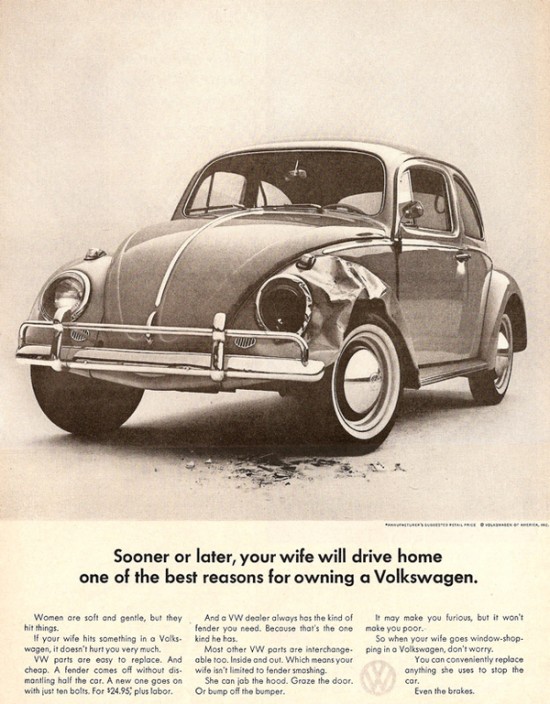 Volkswagen wife ad