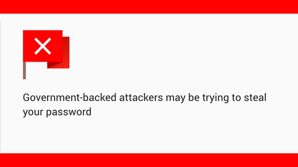 Google anti-government hacking alert