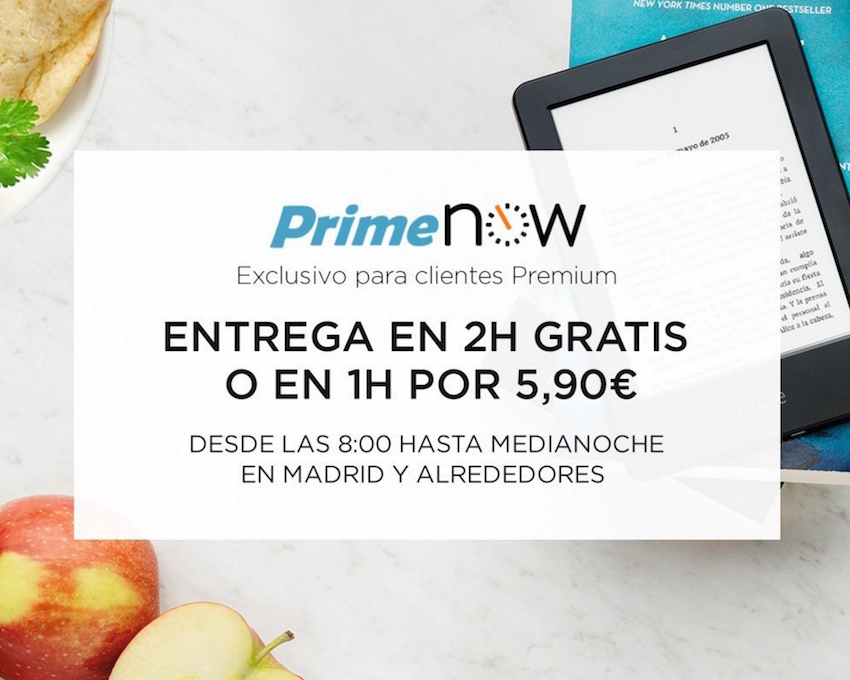 Amazon Prime Now Madrid