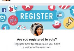 Voter registration campaign - Facebook