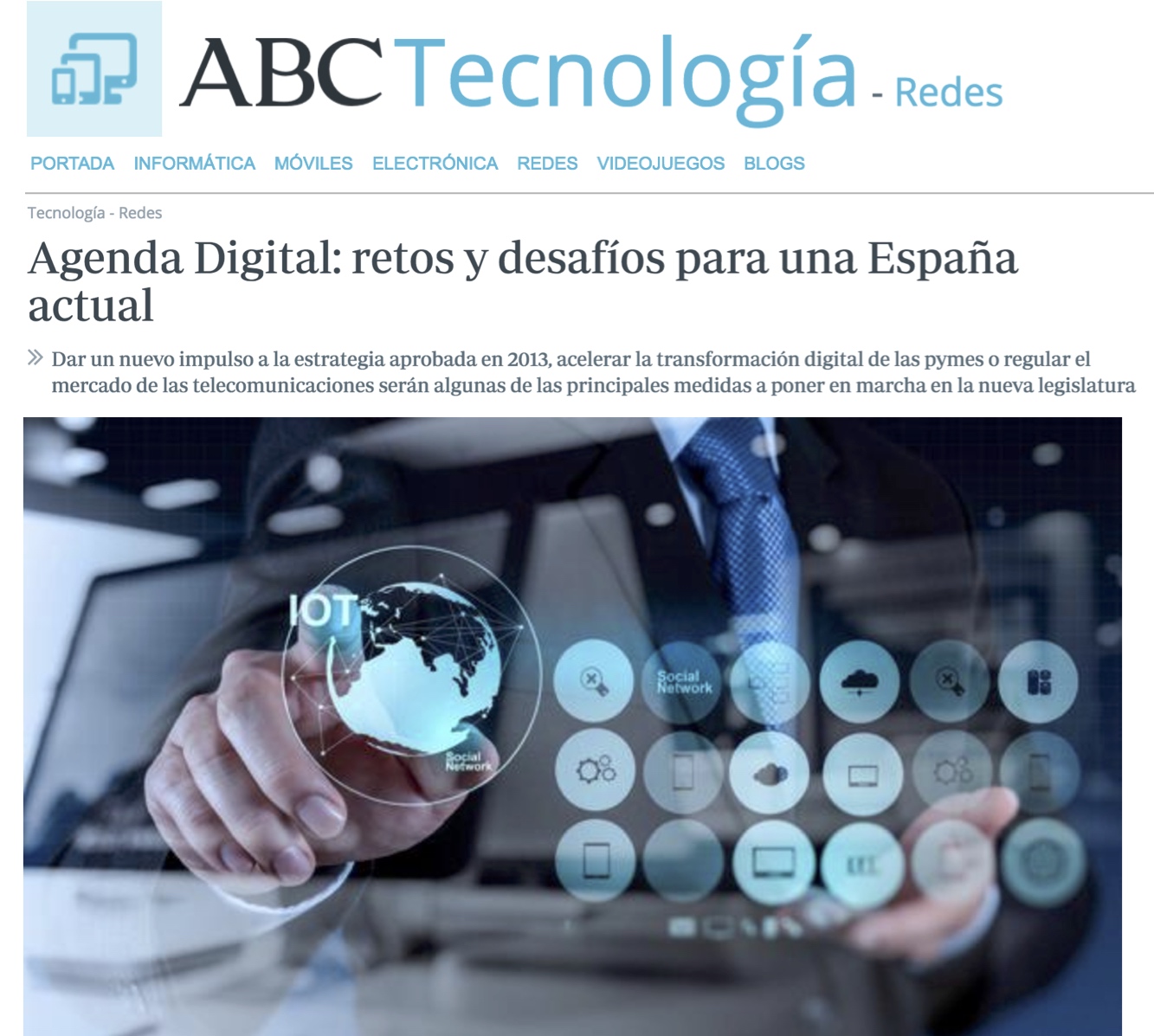 Agenda Digital: retos y desafíos para una España actual - ABC