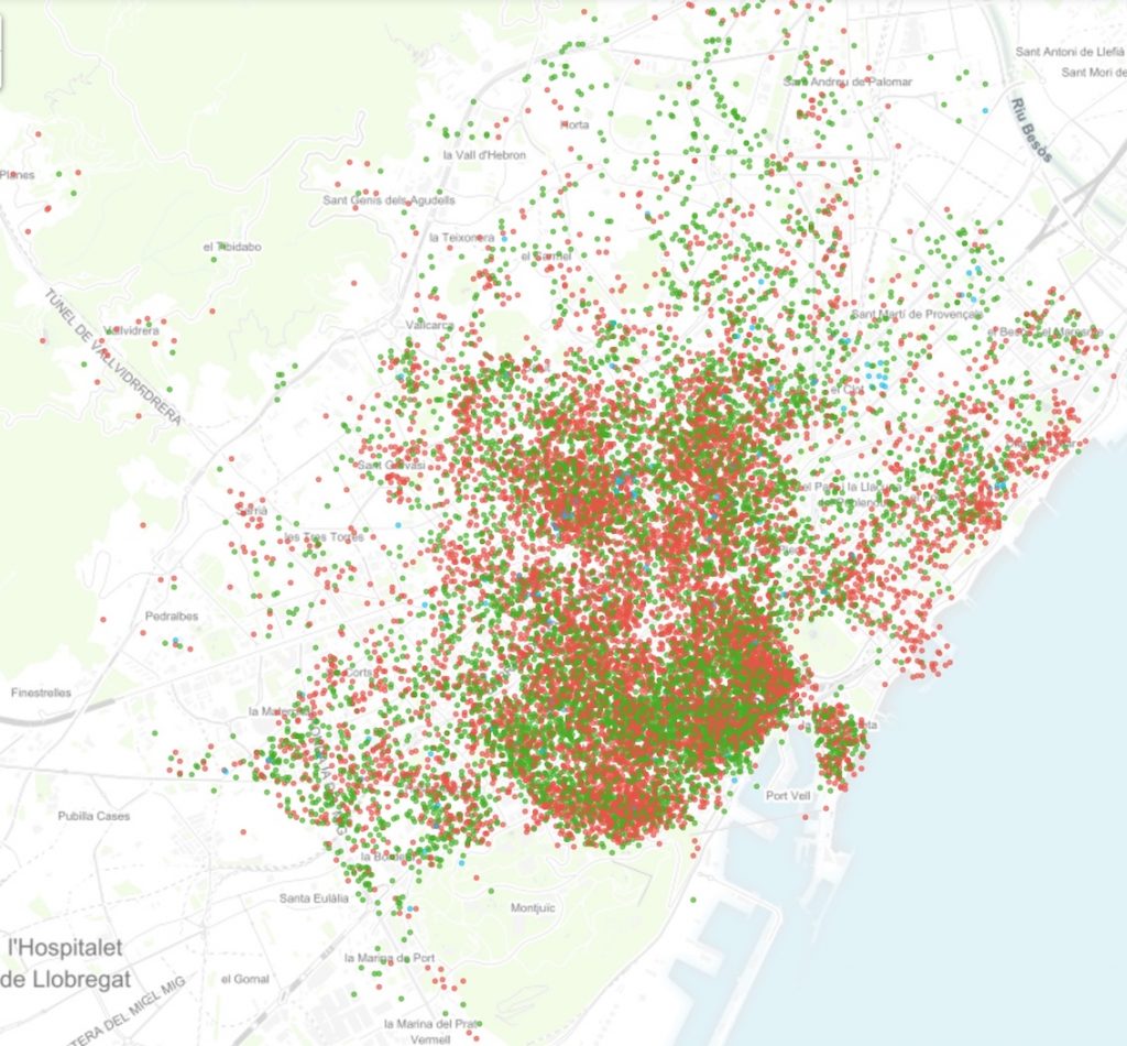 Inside Airbnb: adding data to the debate - Barcelona
