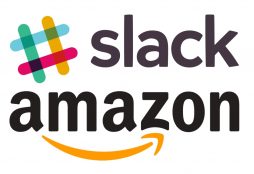 Slack and Amazon logos