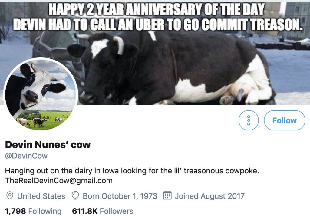 Devin Nunes' cow
