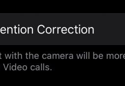 FaceTime attention correction