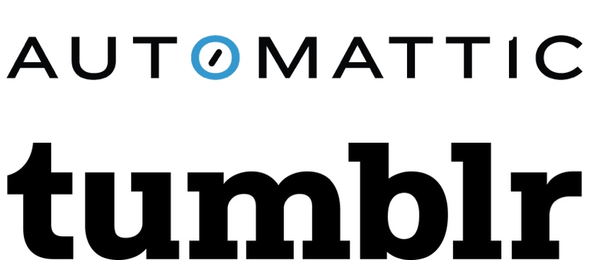 IMAGE: Automattic and Tumblr logos