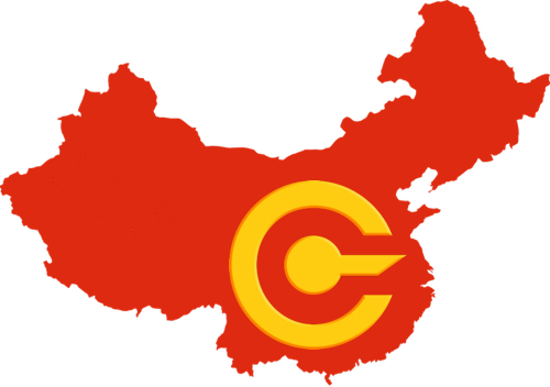 IMAGE: China map with cryptocurrency symbol (EDans - CC BY)