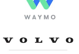 IMAGE: Waymo and Volvo logos