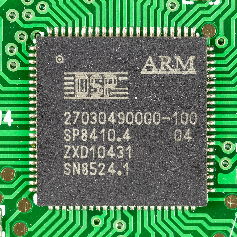 IMAGE: ARM microchip (Raimond Spekking / CC BY-SA)