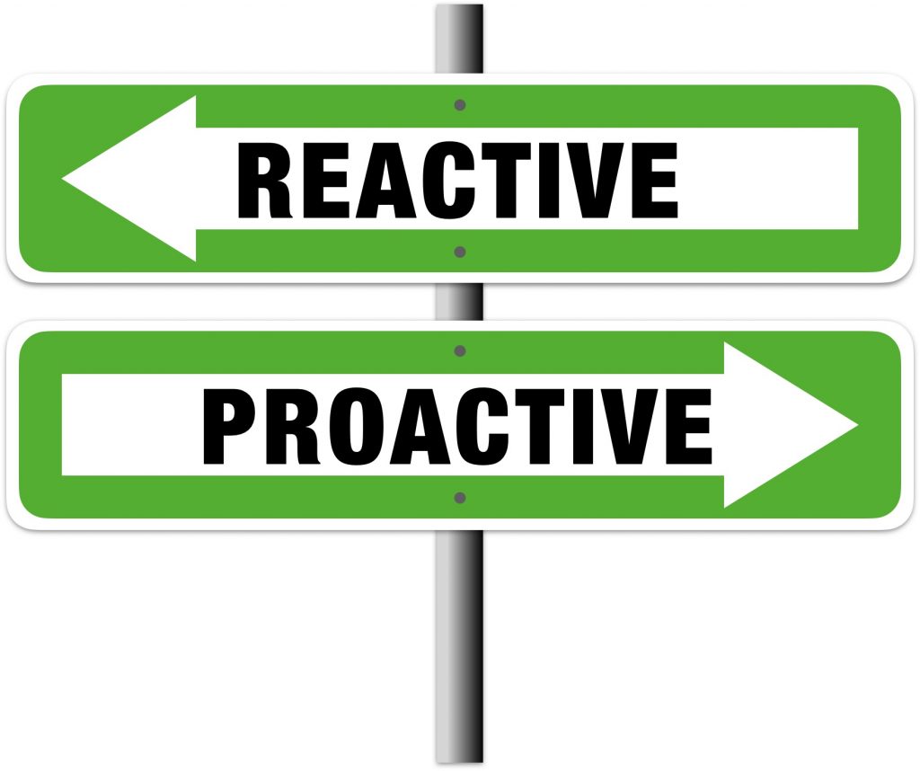 IMAGE: Proactive vs. Reactive (E. Dans - CC BY)