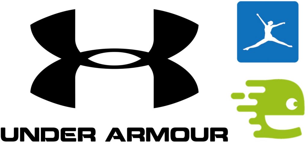 IMAGE: Under Armour, MyFitness Pal and Endomondo logos