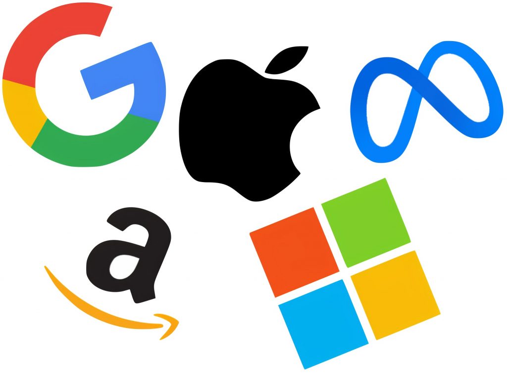 IMAGE: Big tech logos