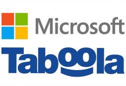 IMAGE: Microsoft and Taboola logos