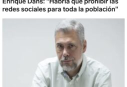 IMAGE: Screen capture from a Business Insider interview with the author talking about forbidding all privacy-threatening social networks to the whole population, not just under-16