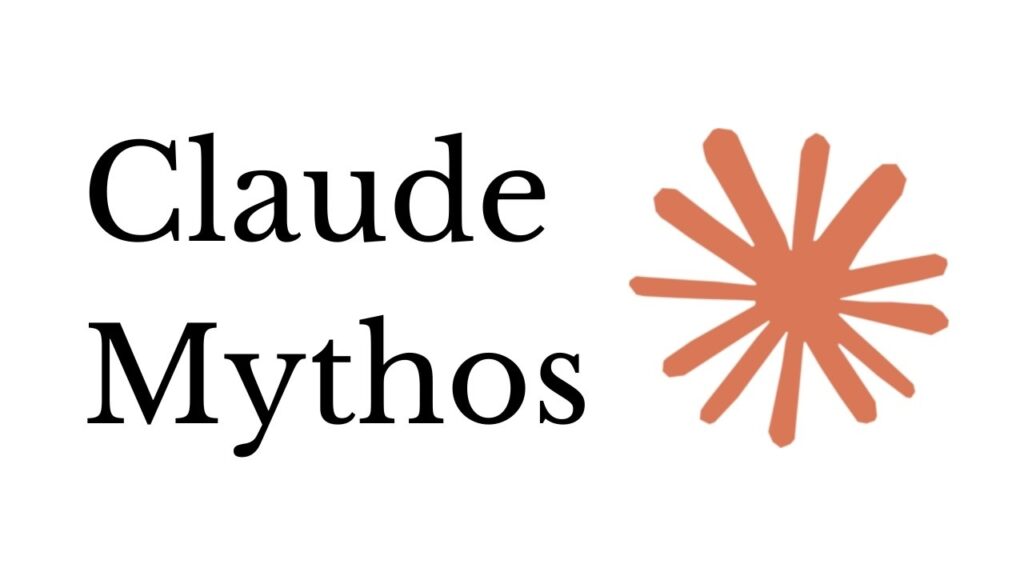 IMAGE: Anthropic's Claude star logo and the text reading "Claude Mythos"  
