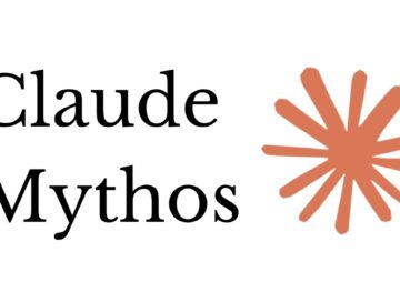 IMAGE: Anthropic's Claude star logo and the text reading "Claude Mythos"