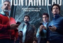 IMAGE: The poster of the satyrical TV movie "Mountainhead", from HBO Max, written and directed by Jesse Armstrong.