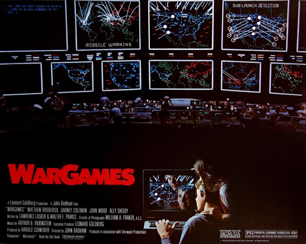 IMAGE: The movie poster for "WarGames" (1983), distributed by  MGM/UA